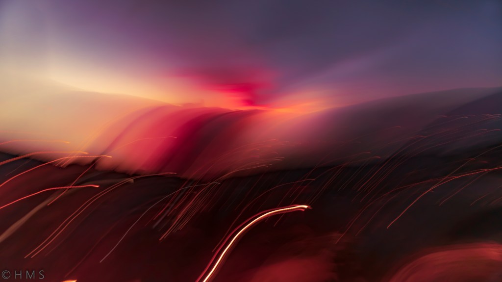 Wave of Light abstract ICM fine art photograph luminous motion by Héctor Morón